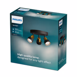 Philips Spot plafond/mur Conduit x3
