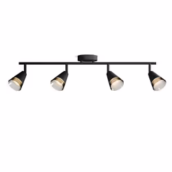 Philips 8720169300033, Spot lumineux sur rail, GU10, 4 ampoule(s), 220-240 V, Noir