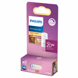 Philips 8720169300576, 2,1 W, 20 W, G4, 210 lm, Blanc chaud