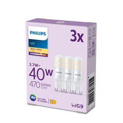 Philips 8720169302112 ampoule LED Blanc chaud 2700 K 3,7 W G9 E
