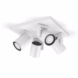 Philips Hue White and Color ambiance Spot quadruple Argenta - Vue supplémentaire 4
