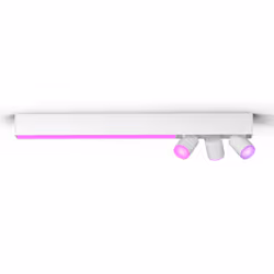 Philips Hue White and Color ambiance 929003808701, Spot d'éclairage intelligent, Bluetooth, Blanc, Métal, GU10, Variable