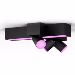 Philips Hue 929003809001, Spot d'éclairage intelligent, Bluetooth, Noir, Métal, GU10, Blanc