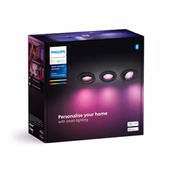 Philips Hue White and Color ambiance Pack de 3 spots à encastrer Centura - Vue supplémentaire 3