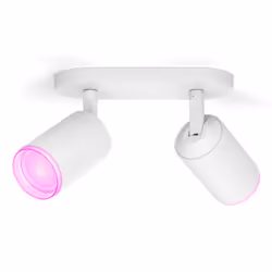 Philips Hue 929003810301, Spot d'éclairage intelligent, Bluetooth, Blanc, LED, Métal, GU10
