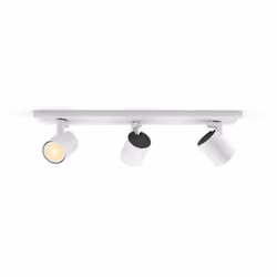 Philips Hue White ambiance Spot triple Runner, Spot d'éclairage intelligent, Bluetooth, Blanc, LED, Métal, Ampoule(s) non rem ...