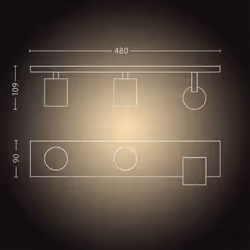 Philips Hue White ambiance Spot triple Runner
