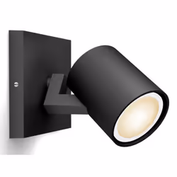 Philips 929003812401, Spot d'éclairage intelligent, Bluetooth, Noir, LED, Métal, GU10