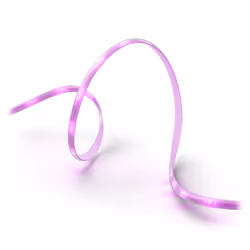 Philips Lightstrip Hue Solo, Eclairage intelligent par bande, Bluetooth/Zigbee, Blanc, Silicone, Variable, 20 W