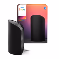 Philips Hue 929003837701, Lampe de table intelligente, Bluetooth, Noir, Synthétiques, Multi, 76 mm