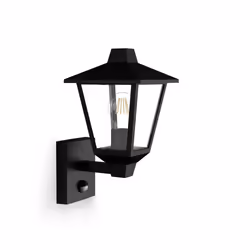 Philips 8720169351417, Éclairage mural extérieur, Noir, Aluminium, IP44, Jardin, Patio, I