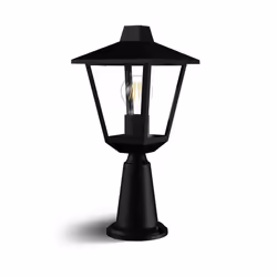 Philips 8720169351431, Piedestal extérieur/Lampadaire, Noir, Aluminium, IP44, Jardin, Patio, I