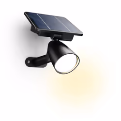 Philips 8720169362246, Éclairage extérieur mural/sol, Noir, Plastique, IP44, Jardin, Patio, Fixation au plancher et au mur