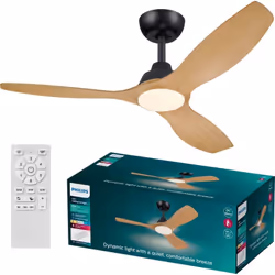 Philips 8720169370012, LED, IP20, Noir, Bois