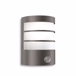 Philips 8720169391956, Éclairage mural extérieur, Anthracite, Acier inoxydable, IP44, Jardin, Patio, II