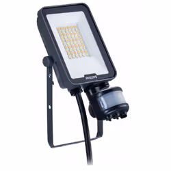 PHILIPS, PROJECTEUR LED 20W, 2200/2400LM PROJECTEUR EXTÉRIEUR AVEC DÉTECTEUR DE MOUVEMENT PROJECTEUR EXTÉRIEUR LED ÉTANCHE LE ...