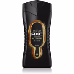 Le gel douche Axe Magnum Gold Caramel Billionaire fera de votre toilette quotidienne un moment exceptionnel très rafraîchissa ...