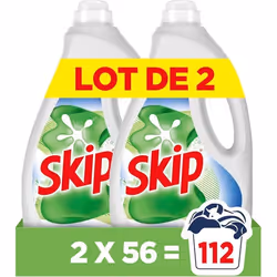 Skip Lessive Liquide Fraîcheur Intense 2x56 Lavages