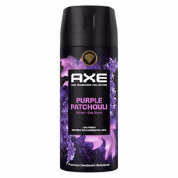 AXE Purple Patchouli, Hommes, Déodorant parfumé, Déodorant spray, Spray, 72 h, Patchouli