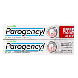 Parogencyl Prévention Gencives Blancheur Lot de 2 x 75 ml