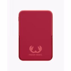Fresh 'n Rebel 228298 banque d'alimentation électrique Lithium Polymère (LiPo) 5000 mAh Recharge sans fil Rouge