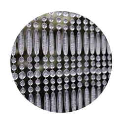 Rideau de porte en perles transparentes Frejus 120 x 230 cm