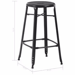 VidaXL 3054559 Tabouret de bar - Vue supplémentaire 7