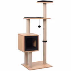 Avec ce joli arbre à chat, vos chats peuvent gratter, percher, se cacher, grimper et se détendre à leur guise. Il convient à  ...