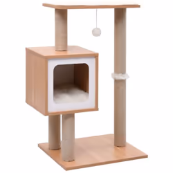 Avec ce joli arbre à chat, vos chats peuvent gratter, percher, se cacher, grimper et se détendre à leur guise. Il convient à  ...
