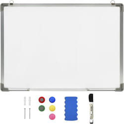 Vidaxl - Tableau blanc magnétique effaçable à sec Blanc 70x50 cm Acier