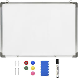 Vidaxl - Tableau blanc magnétique effaçable à sec Blanc 90x60 cm Acier