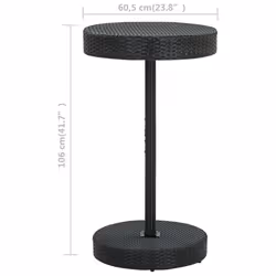 VidaXL 45856 table de jardin Noir - Vue supplémentaire 5