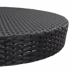 VidaXL 45859 table de jardin Noir