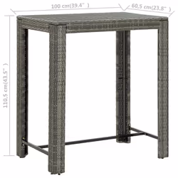 VidaXL 45875 table de jardin - Vue supplémentaire 6