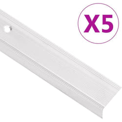 Vidaxl - Nez de marche forme en l 5 pcs aluminium 90 cm argenté