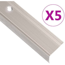 Vidaxl - Nez de marche forme en l 5 pcs aluminium 90 cm champagne