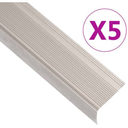Vidaxl - Nez de marche forme en l 5 pcs aluminium 90 cm champagne