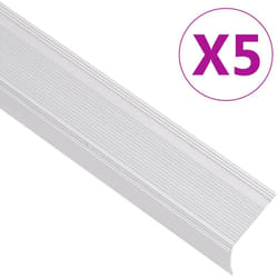 Vidaxl - Nez de marche forme en l 5 pcs aluminium 100 cm argenté