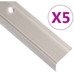 Vidaxl - Nez de marche forme en l 5 pcs aluminium 100 cm champagne