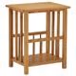 vidaXL Table à revues 45x35x55 cm Bois de chêne solide - TU