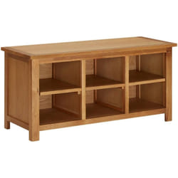 Tagère à chaussures 90x37x45 cm Bois de chêne solide Vidaxl