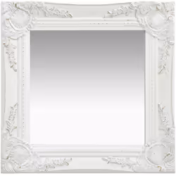 Ce miroir mural magnifique avec son cadre ornementé crée une atmosphère baroque dans votre dressing. Ce miroir à l'aspect anc ...