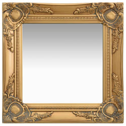 vidaXL Miroir mural style baroque 40x40 cm Doré - TU