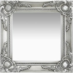 Vidaxl - Miroir mural style baroque 40x40 cm Argenté