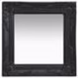 vidaXL Miroir mural style baroque 40x40 cm noir - TU