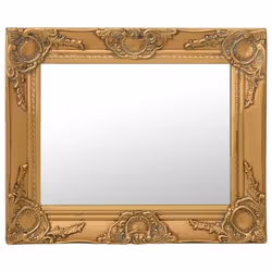 vidaXL Miroir mural style baroque 50x40 cm Doré - TU