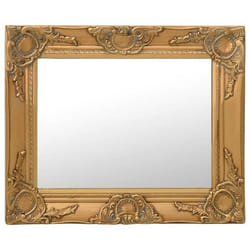 vidaXL Miroir mural style baroque 50x40 cm Doré - TU
