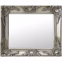 Ce miroir mural magnifique avec son cadre ornementé crée une atmosphère baroque dans votre dressing. Ce miroir à l'aspect anc ...
