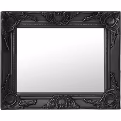 Ce miroir mural magnifique avec son cadre ornementé crée une atmosphère baroque dans votre dressing. Ce miroir à l'aspect anc ...