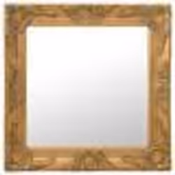 vidaXL Miroir mural style baroque 50x50 cm Doré - TU